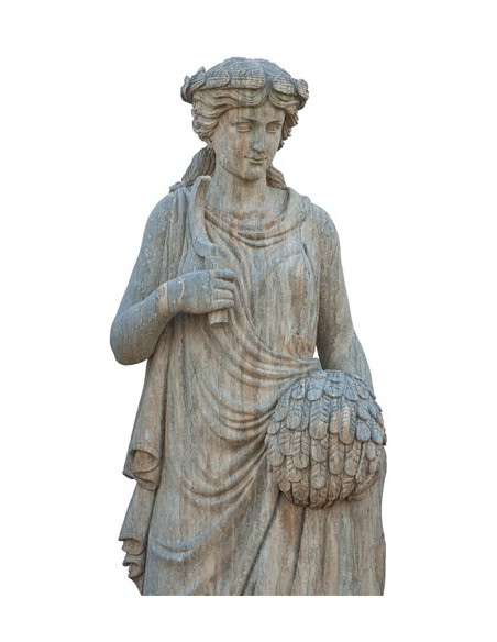Set statue quattro stagioni in pietra L56xPR56xH225 cm