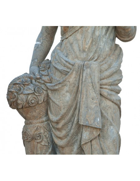 Set statue quattro stagioni in pietra L56xPR56xH225 cm