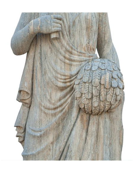 Set statue quattro stagioni in pietra L56xPR56xH225 cm