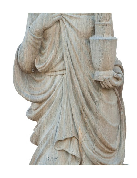 Set statue quattro stagioni in pietra L56xPR56xH225 cm