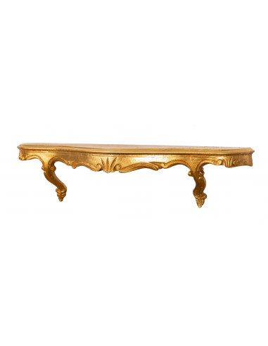 MENSOLA A MURO IN LEGNO FINITURA BIANCO ANTICATO L47XPR13XH14 CM