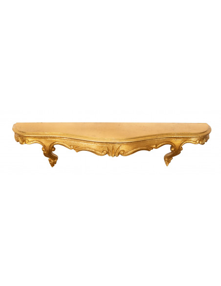 MENSOLA A MURO IN LEGNO FINITURA BIANCO ANTICATO L47XPR13XH14 CM