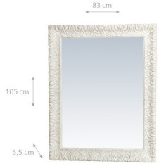 Espelho de parede vertical/horizontal feito em Itália L83xPR5.5xH105 cm - Biscottini.it 2
