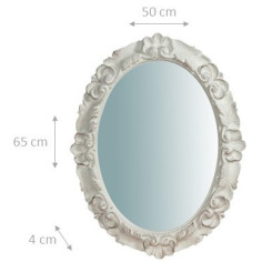 Espelho de parede vertical/horizontal feito em Itália L50xPR4xH65 cm - Biscottini.it 2