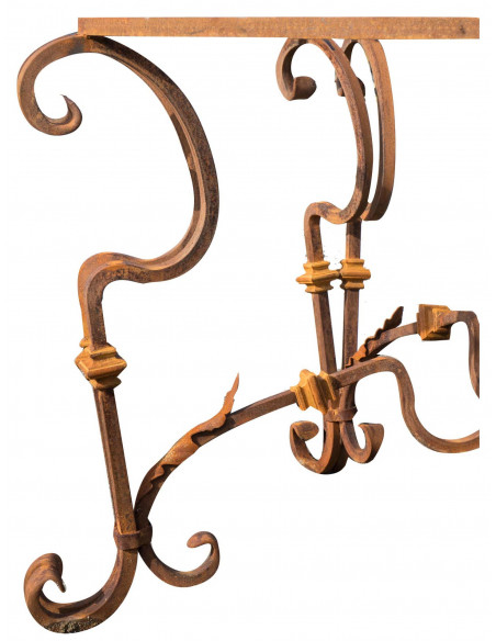 Base tavolo in ferro pieno rotonda L145xPR145xH74 cm