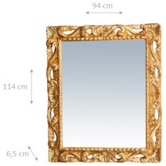 Espelho de parede vertical/horizontal feito em Itália L94xPR6,5x H114cm - Biscottini.it 2