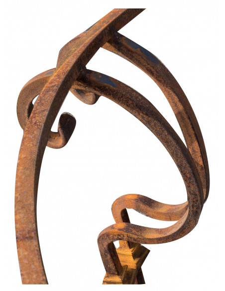 Base tavolo in ferro pieno rotonda L145xPR145xH74 cm