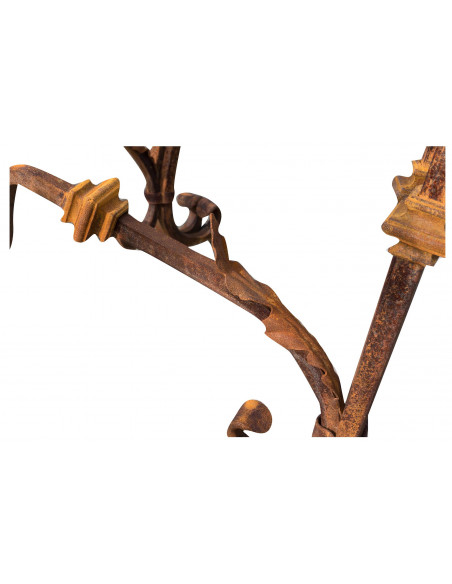 Base tavolo in ferro pieno rotonda L145xPR145xH74 cm