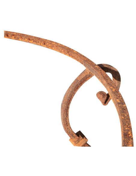 Base tavolo in ferro pieno rotonda L110xPR110xH74 cm (diam.90 cm)