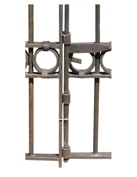 Cancello in ferro pieno L335xPR12xH245 cm