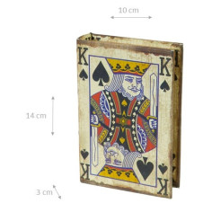 Contenitore per carte da gioco 10x3x14 cm 2