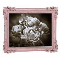 Portafoto da appoggio verticale/orizzontale in resina finitura rosa anticata L26xPR2xH31 cm 2