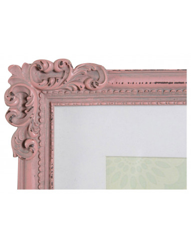 Portafoto da appoggio verticale/orizzontale in resina finitura rosa anticata L26xPR2xH31 cm Portafoto da appoggio verticale/orizzontale in resina finitura rosa anticata L26xPR2xH31 cm