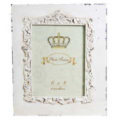 Suporte de foto vertical/horizontal em acabamento branco L31xPR2xH26 cm 2