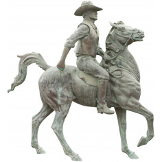 Estátua em bronze fundido L230xDP70xH220 cm