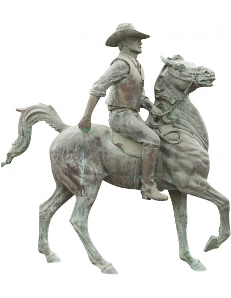 Estátua em bronze fundido L230xDP70xH220 cm