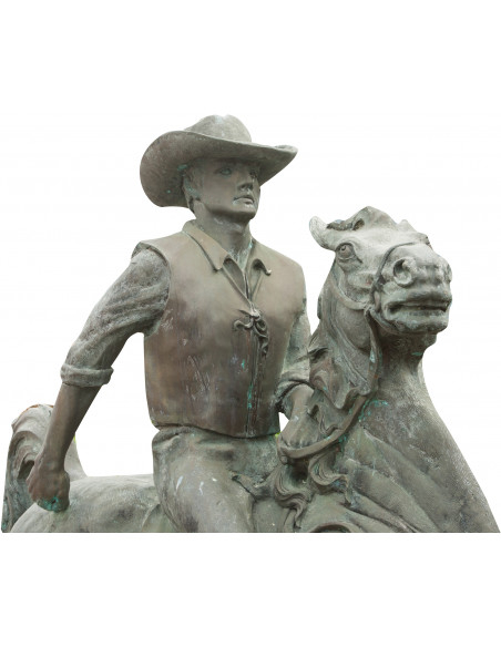 Estátua em bronze fundido L230xDP70xH220 cm