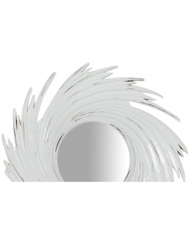 Specchiera da appoggio 24x1,5x24 cm finitura bianco anticato Specchiera da appoggio 24x1,5x24 cm finitura bianco anticato