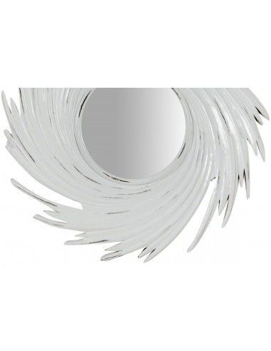 Specchiera da appoggio 24x1,5x24 cm finitura bianco anticato Specchiera da appoggio 24x1,5x24 cm finitura bianco anticato