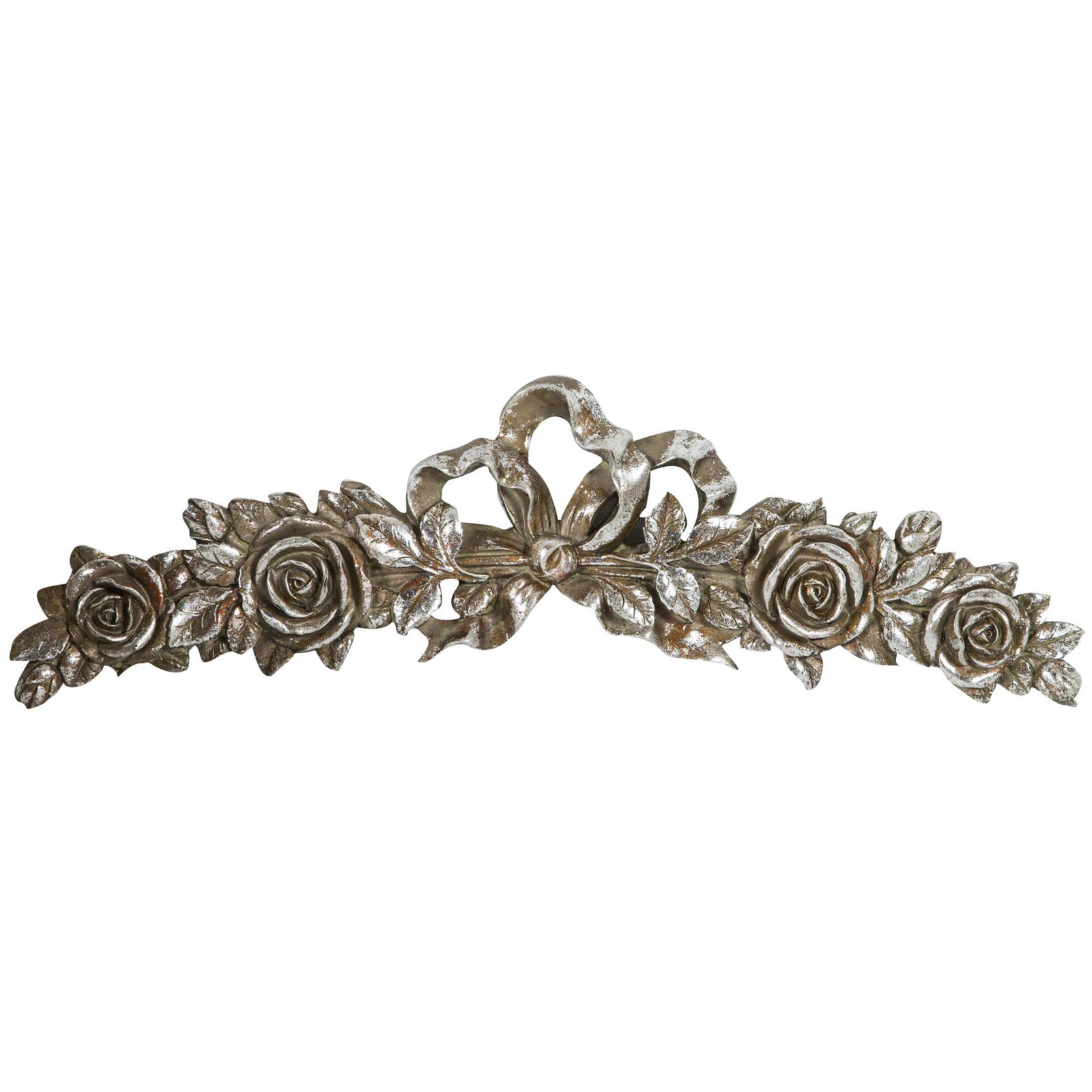 Dekorativer Fries Antik Silber L47xPR2xH15 cm