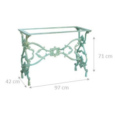 BASE PER TAVOLO IN GHISA L97XPR42XH71 CM 2