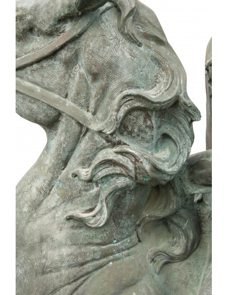 Statua in fusione di bronzo L230xPR70xH220 cm