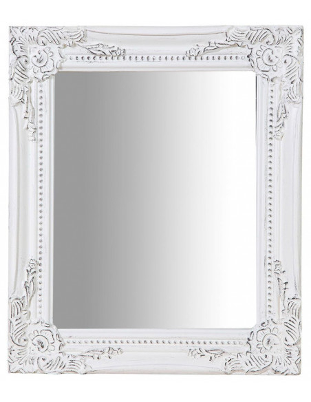 Specchiera da appendere verticale/orizzontale 27x3x32 cm finitura bianco anticato