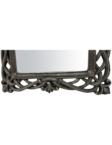 Specchiera verticale/orizzontale da appoggio e da appendere 31x2x36 cm finitura argento anticato Specchiera verticale/orizzontale da appoggio e da appendere 31x2x36 cm finitura argento anticato