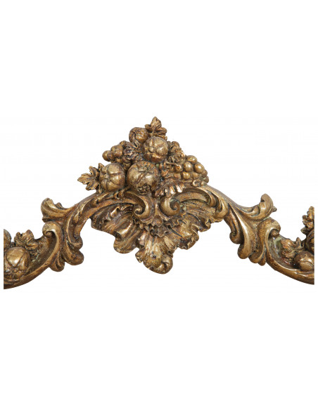 Fregio decorativo finitura oro anticato L42xPR3,5xH12 cm