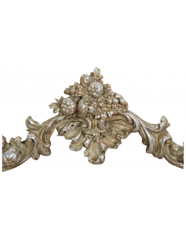 Acabamento de prata antigo corte decorativo L42xPR3,5xH12 cm Acabamento de prata antigo corte decorativo L42xPR3,5xH12 cm