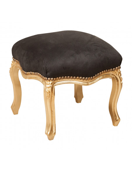 French -Style Footrest Bench Louis XVI em Solid Faggo Wood L42XPR42XH42 CM