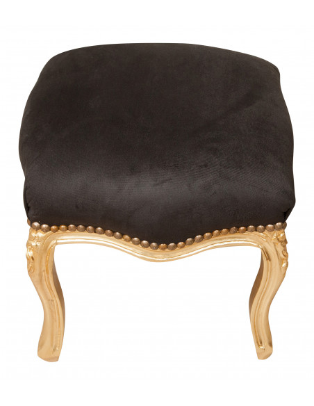 French -Style Footrest Bench Louis XVI em Solid Faggo Wood L42XPR42XH42 CM