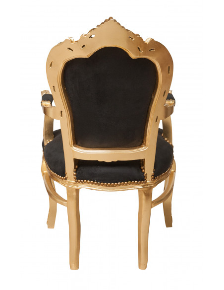 Poltrona stile francese Luigi XVI in legno massello di faggio L60XPR60XH107 cm
