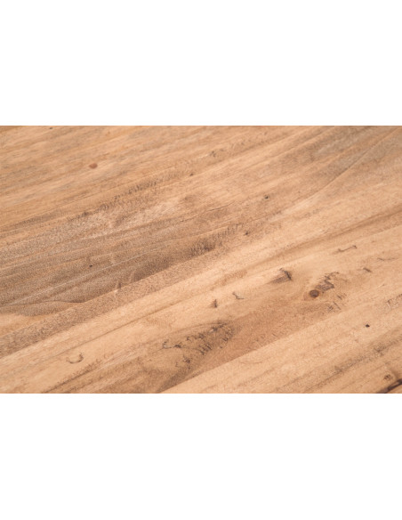Tavolino scrittoio in legno massello di tiglio finitura naturale: il piano. Made in Italy - by Biscottini