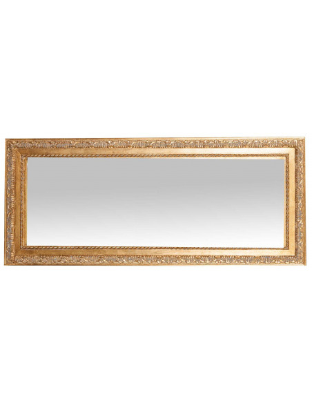 Specchiera da appendere verticale/orizzontale 35x2x82 cm finitura oro anticato