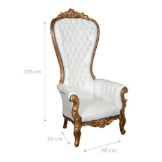 POLTRONA A TRONO STILE FRANCESE LUIGI XVI IN LEGNO MASSELLO DI FAGGIO 2