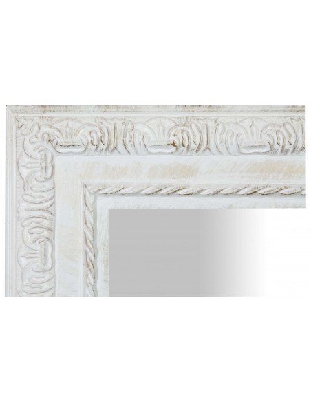Specchiera da appendere verticale/orizzontale 35x2x82 cm finitura bianco anticato