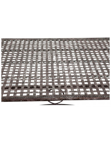 Mesa removível de ferro forjado com acabamento em ferrugem antiga 150x80x77 cm Mesa removível de ferro forjado com acabamento em ferrugem antiga 150x80x77 cm