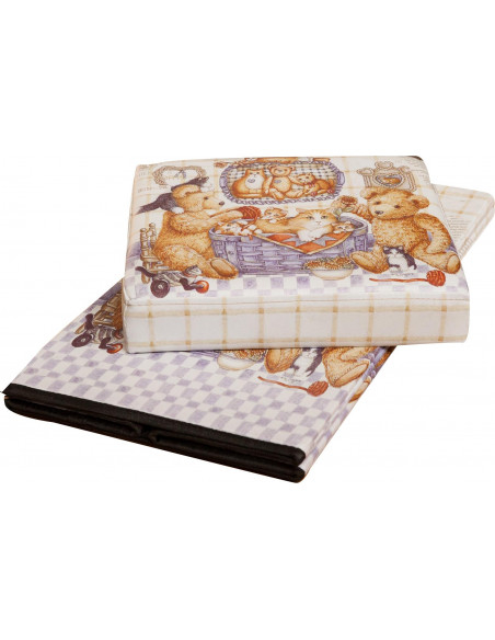 Pufe recipiente dobrável em couro ecológico 32x32x60 cm