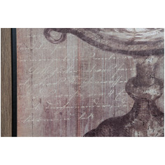 Quadro in legno L60xPR2xH90 cm 2