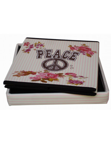 Pouf contenitore richiudibile in ecopelle 32x32x32 cm Pouf contenitore richiudibile in ecopelle 32x32x32 cm