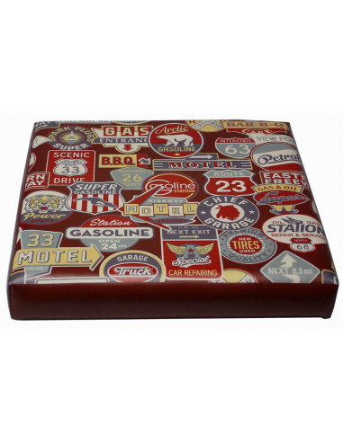 Pufe recipiente dobrável em couro ecológico 32x32x32 cm Pufe recipiente dobrável em couro ecológico 32x32x32 cm