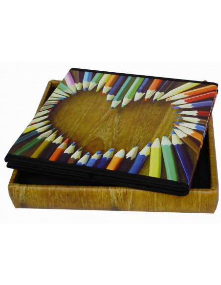 Pufe recipiente dobrável em couro ecológico 32x32x32 cm