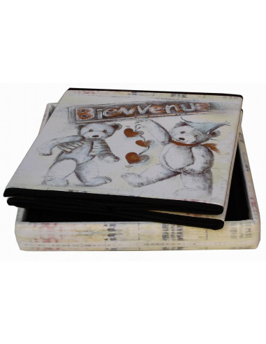 Pufe recipiente dobrável em couro ecológico 32x32x32 cm Pufe recipiente dobrável em couro ecológico 32x32x32 cm