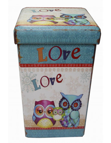 Pufe recipiente dobrável em couro ecológico 32x32x60 cm Pufe recipiente dobrável em couro ecológico 32x32x60 cm