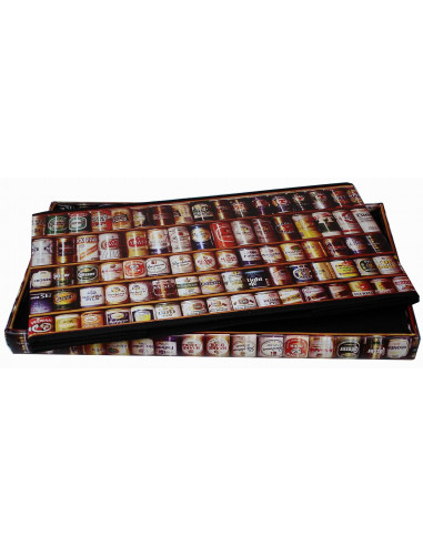 Pufe de armazenamento dobrável em couro ecológico 60x36x36 cm Pufe de armazenamento dobrável em couro ecológico 60x36x36 cm