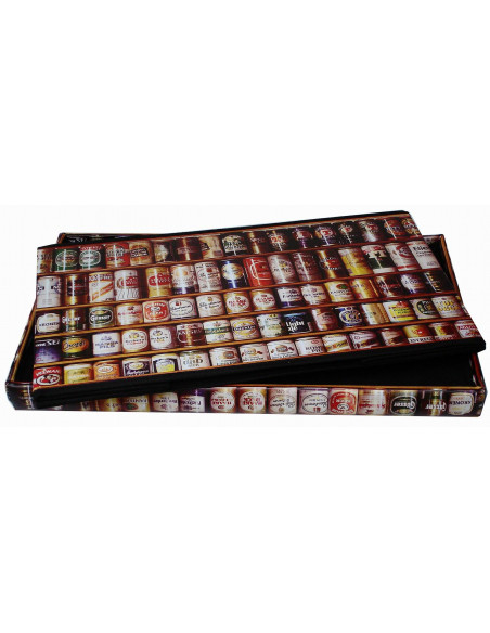 Pouf contenitore richiudibile in ecopelle 60x36x36 cm