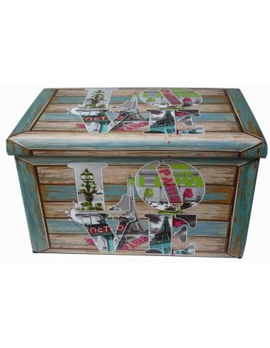 Pouf contenitore richiudibile in ecopelle 60x36x36 cm Pouf contenitore richiudibile in ecopelle 60x36x36 cm