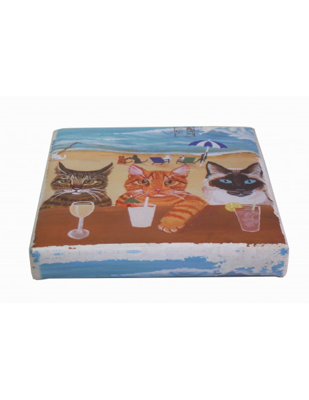 Pufe recipiente dobrável em couro ecológico 38x38x38 cm