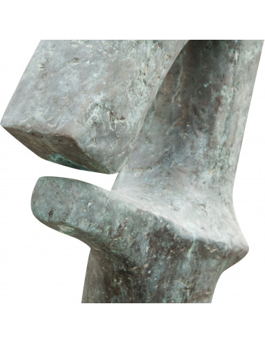 Escultura de arte moderna em bronze fundido L50xDP34xH175 cm Escultura de arte moderna em bronze fundido L50xDP34xH175 cm